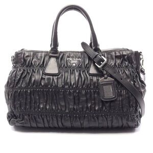 Prada midnight Napa gaufre bag
